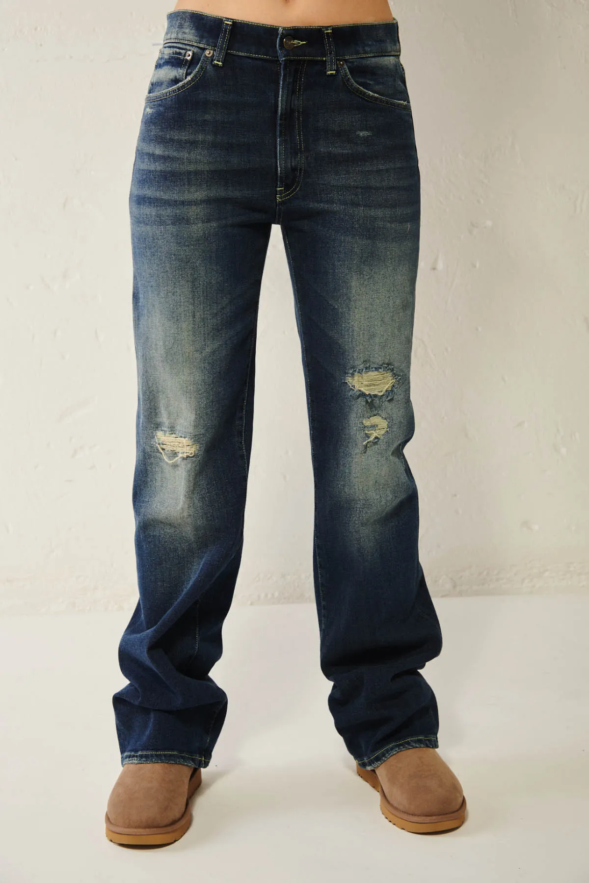 DONDUP Jeans a gamba larga MABEL