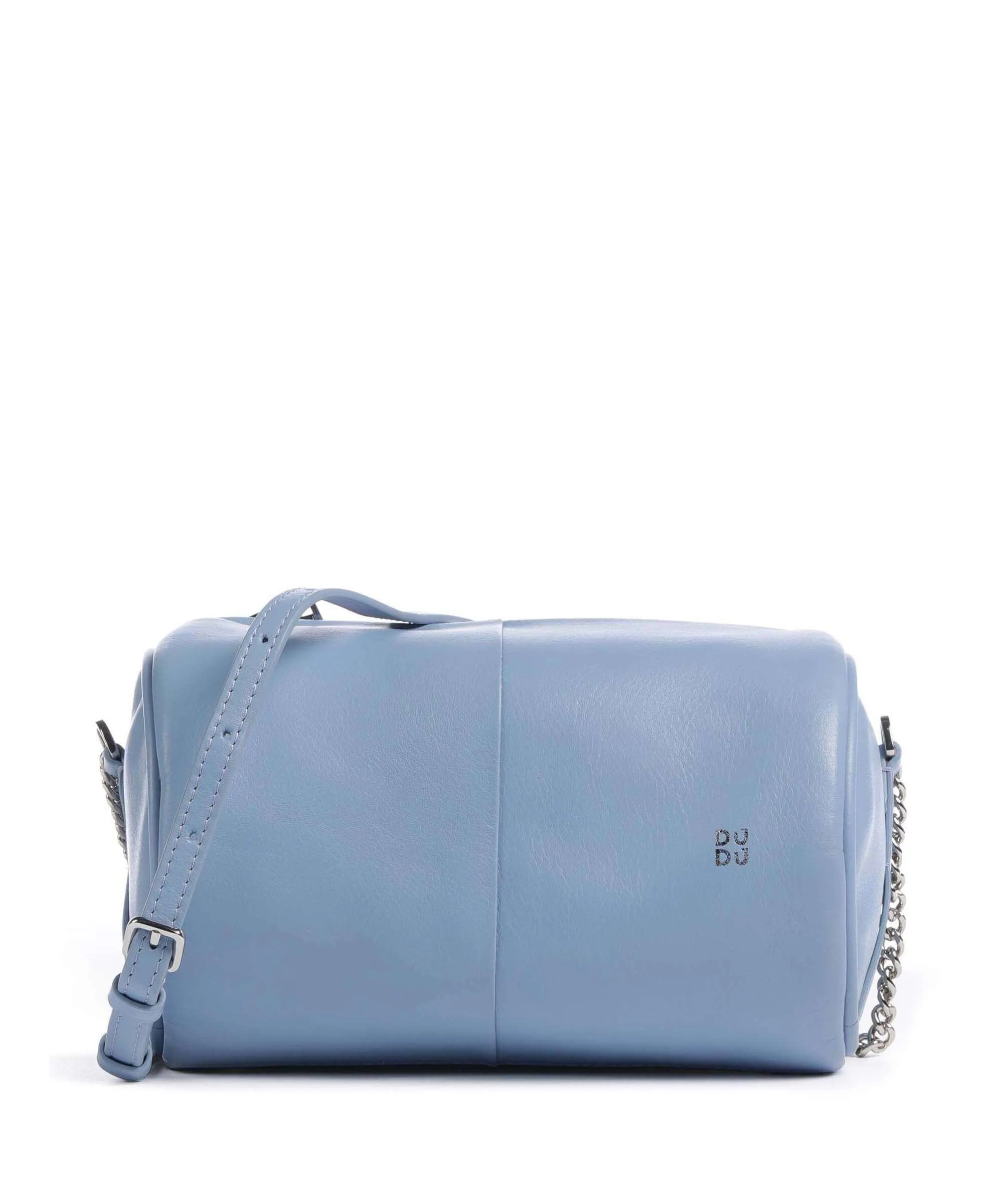  DuDu Bags Abigail Borsa a tracolla pelle di vitello finemente grana blu chiaro  