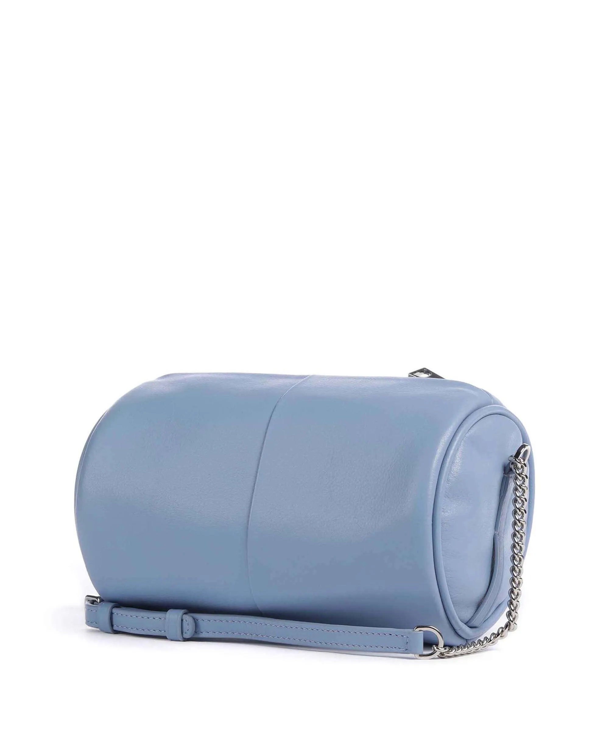  DuDu Bags Abigail Borsa a tracolla pelle di vitello finemente grana blu chiaro  