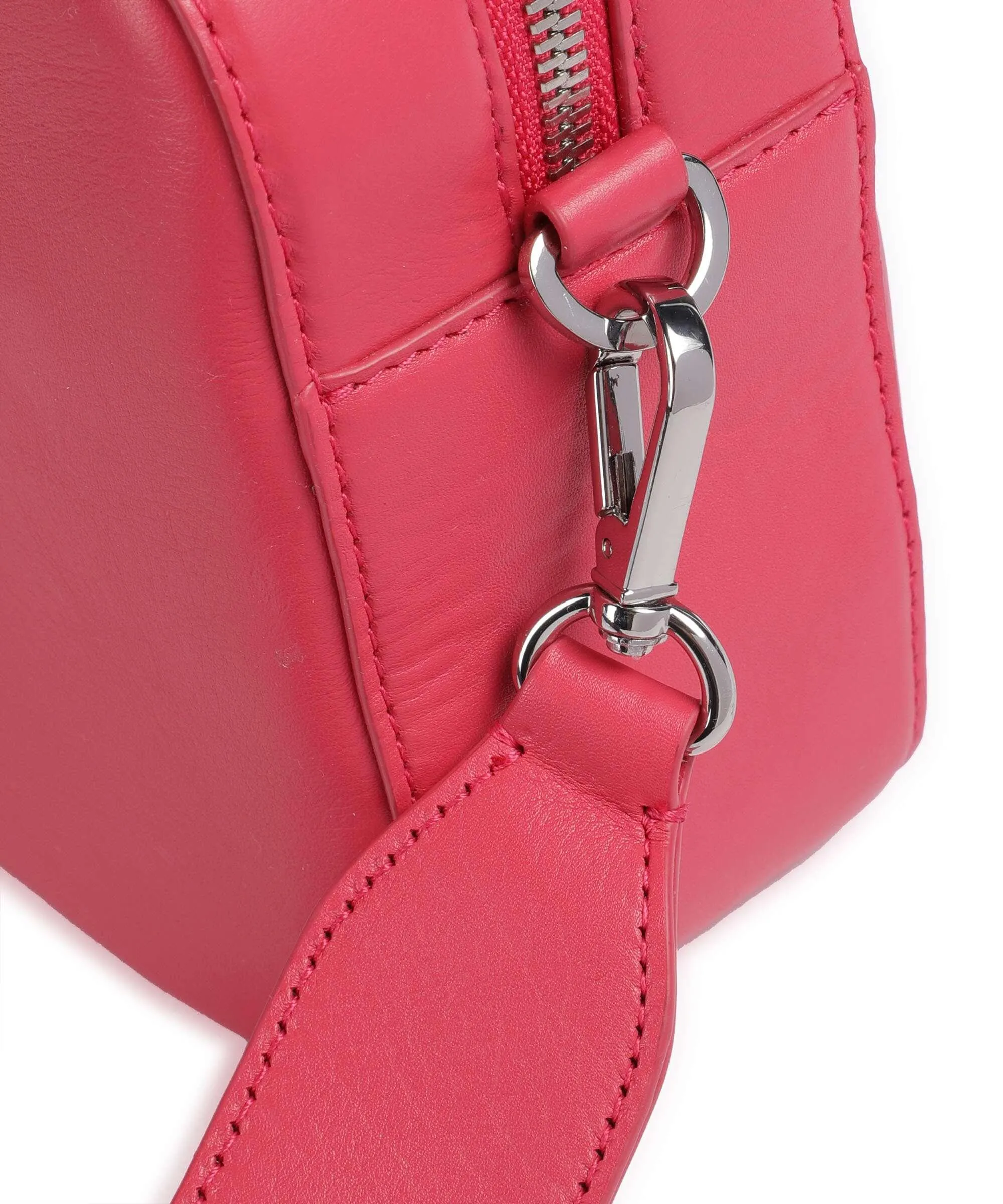  DuDu Bags Caroline Borsa a tracolla pelle di vitello finemente grana fucsia  