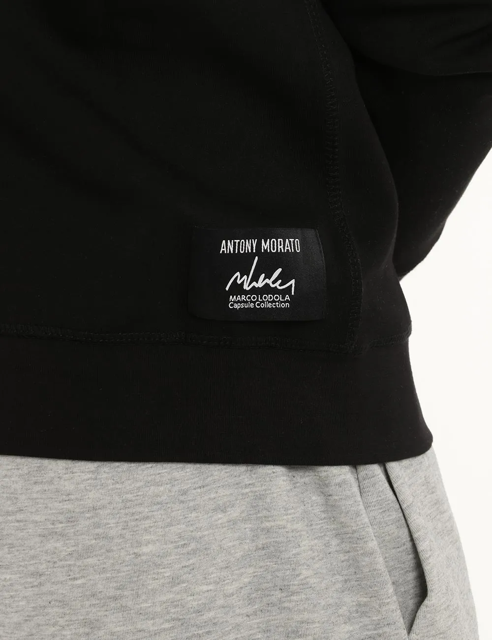 Felpa Antony Morato nera stampata