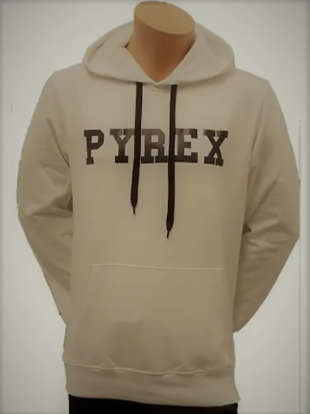 Felpa Con Cappuccio Uomo Pyrex 40031 Beige