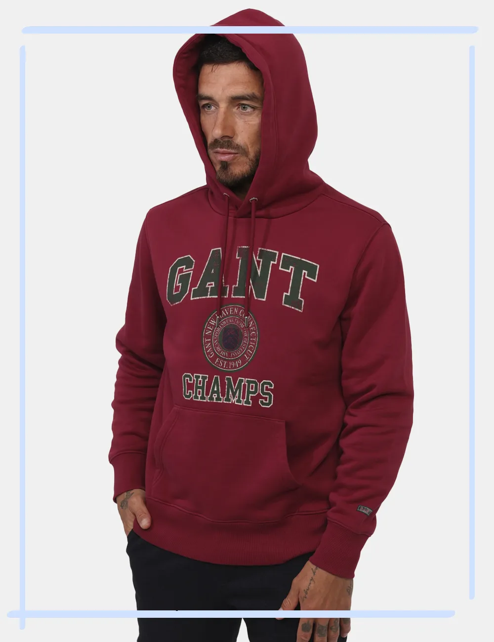 Felpa Gant Bordeaux