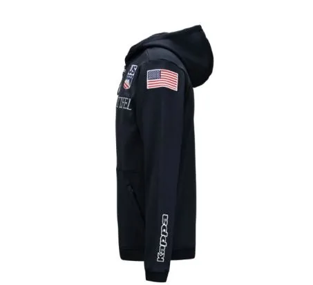 Felpa Garzata Uomo Kappa Arufeod US 341P5LW 830 Blu