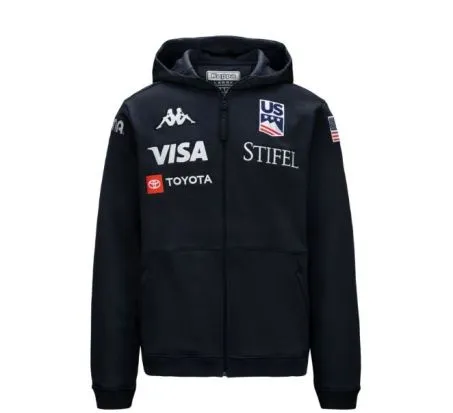 Felpa Garzata Uomo Kappa Arufeod US 341P5LW 830 Blu