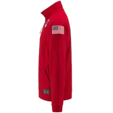 Felpa Garzata Uomo Kappa  Arutera US 371N5EW 250 Rosso