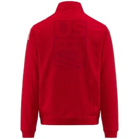 Felpa Garzata Uomo Kappa  Arutera US 371N5EW 250 Rosso
