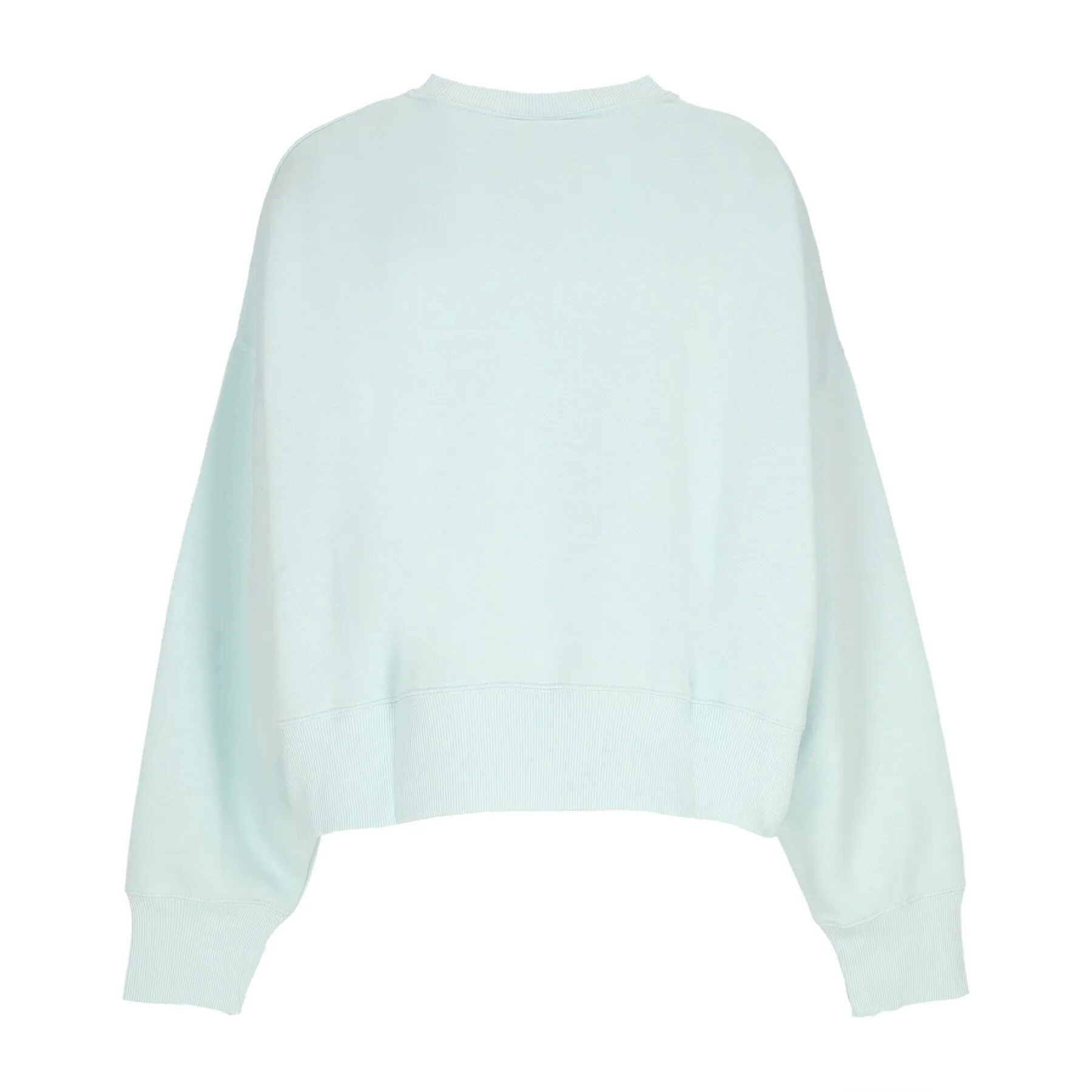 Felpa Girocollo Corta Donna W Sportswear Phoenix Fleece Over-oversized Crewneck Jade Ice/sail
