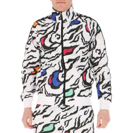 Felpa Kappa Uomo Banda Anniston 311BGLW ALG Bianco