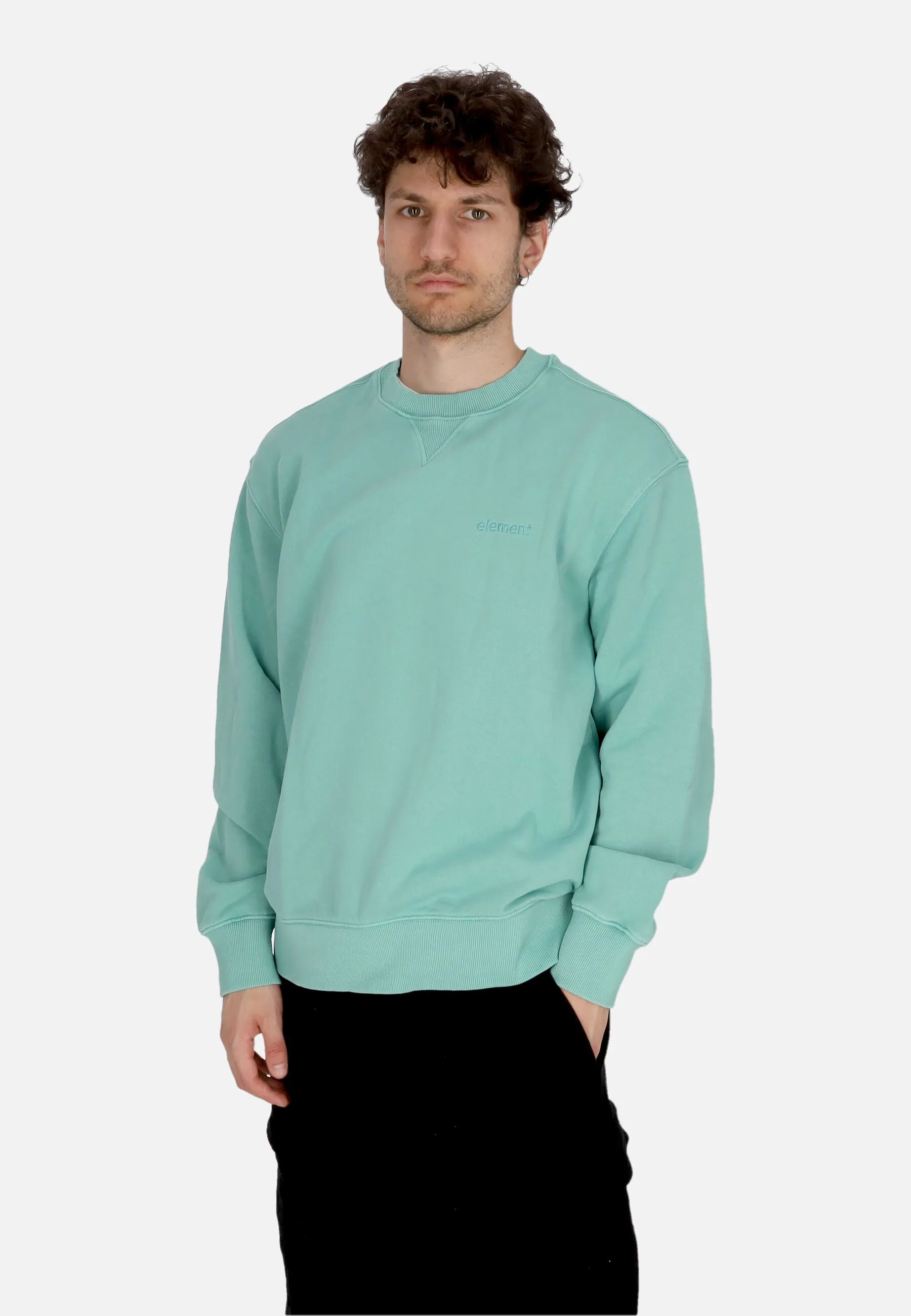 Felpa Leggera Girocollo Uomo Cornell 3.0 Crewneck Lagoon