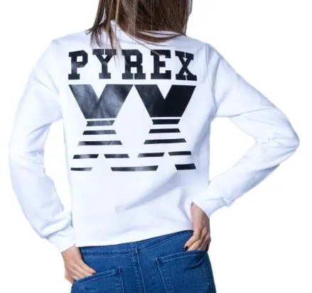 FELPA PYREX DONNA 20EPB41088 BIANCO