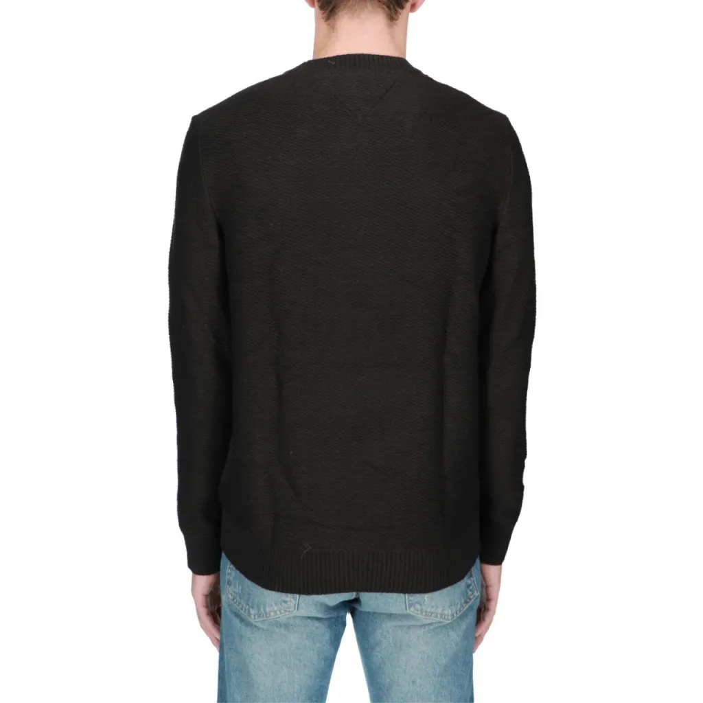 Felpa Tommy Hilfiger Jeans Uomo Reg Structured BDS BLACK