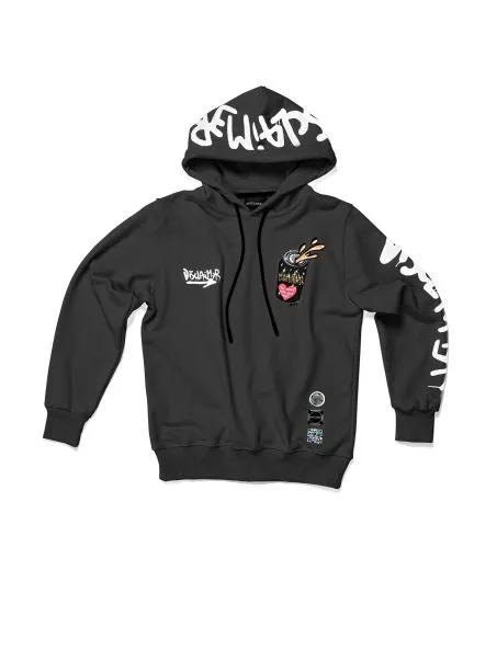 Felpa Uomo DISCLAIMER 50760 Nero
