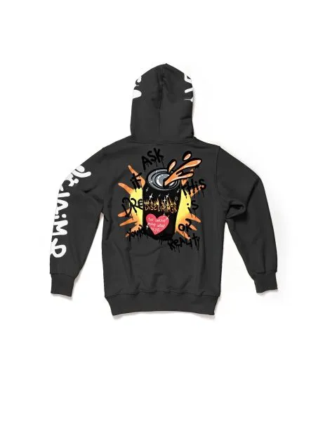 Felpa Uomo DISCLAIMER 50760 Nero