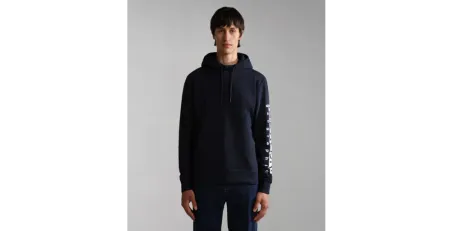 Felpa Uomo Napapijri Badas h1 Blu