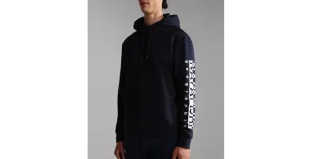 Felpa Uomo Napapijri Badas h1 Blu