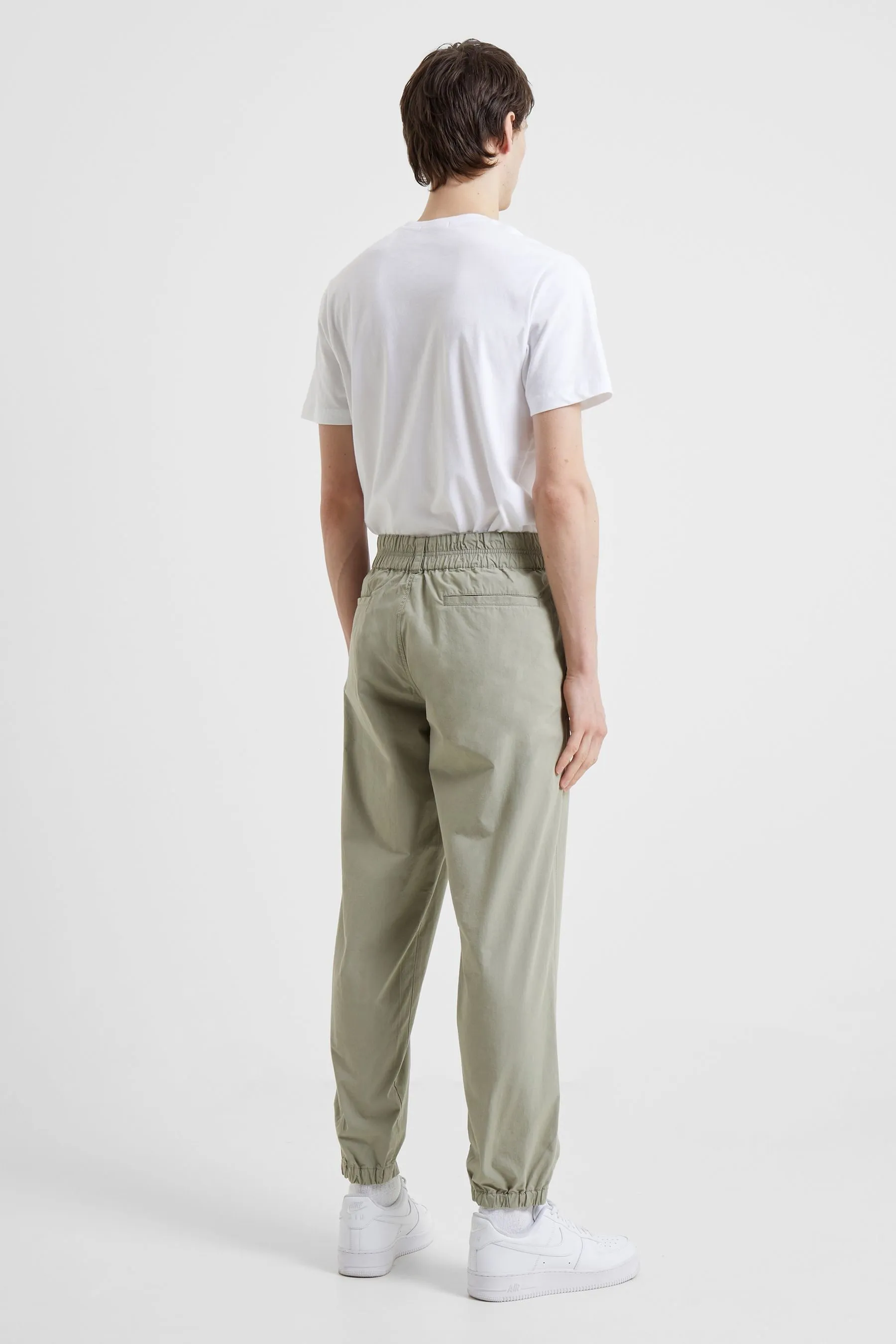 French Connection - Pantaloni chino in cotone con pantaloni chino stile militare con scritta 