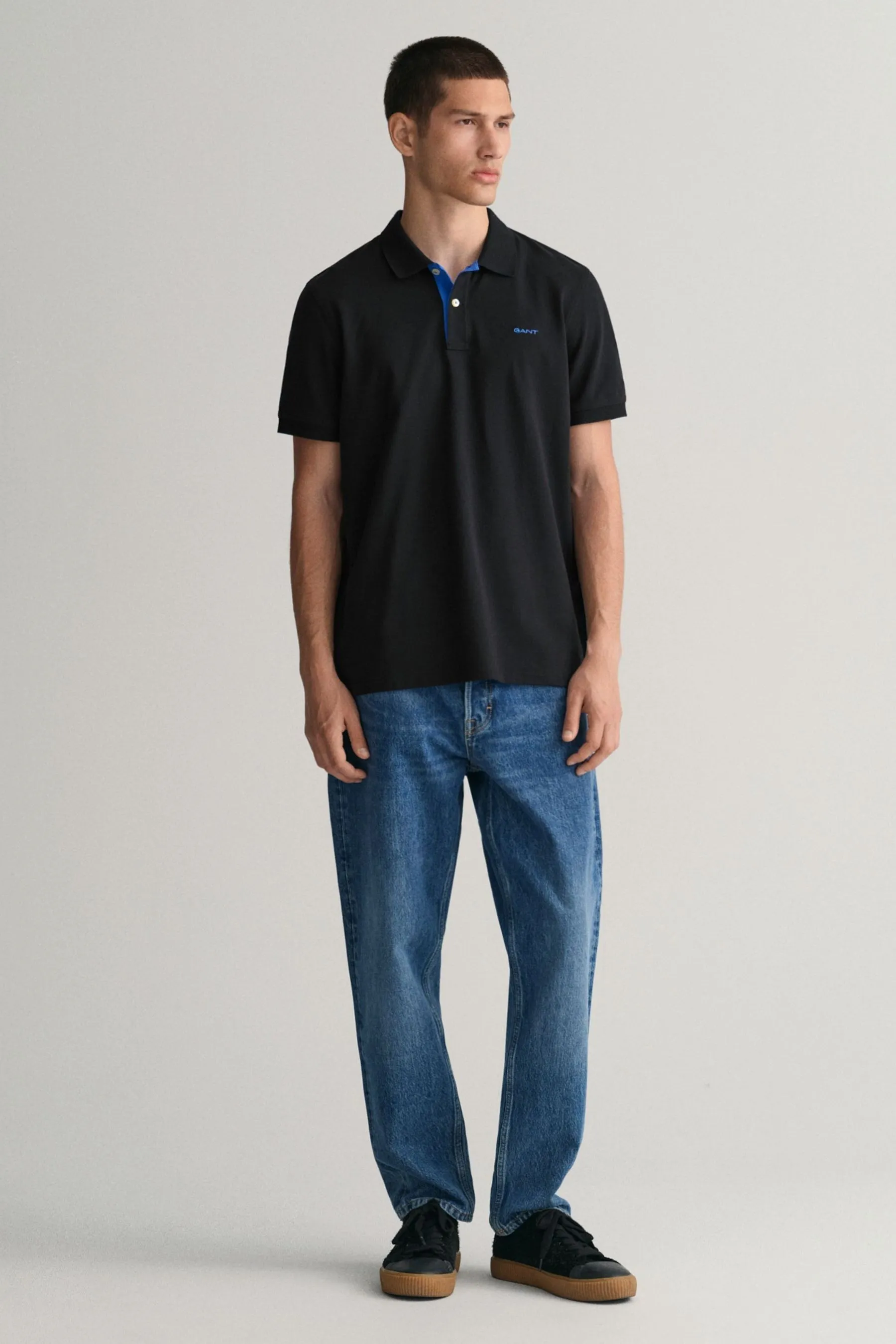GANT - Polo con colletto a contrasto    