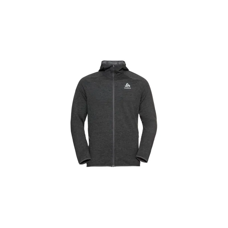 Giacca a strato medio da uomo Odlo Run Easy 365 (nero melange)