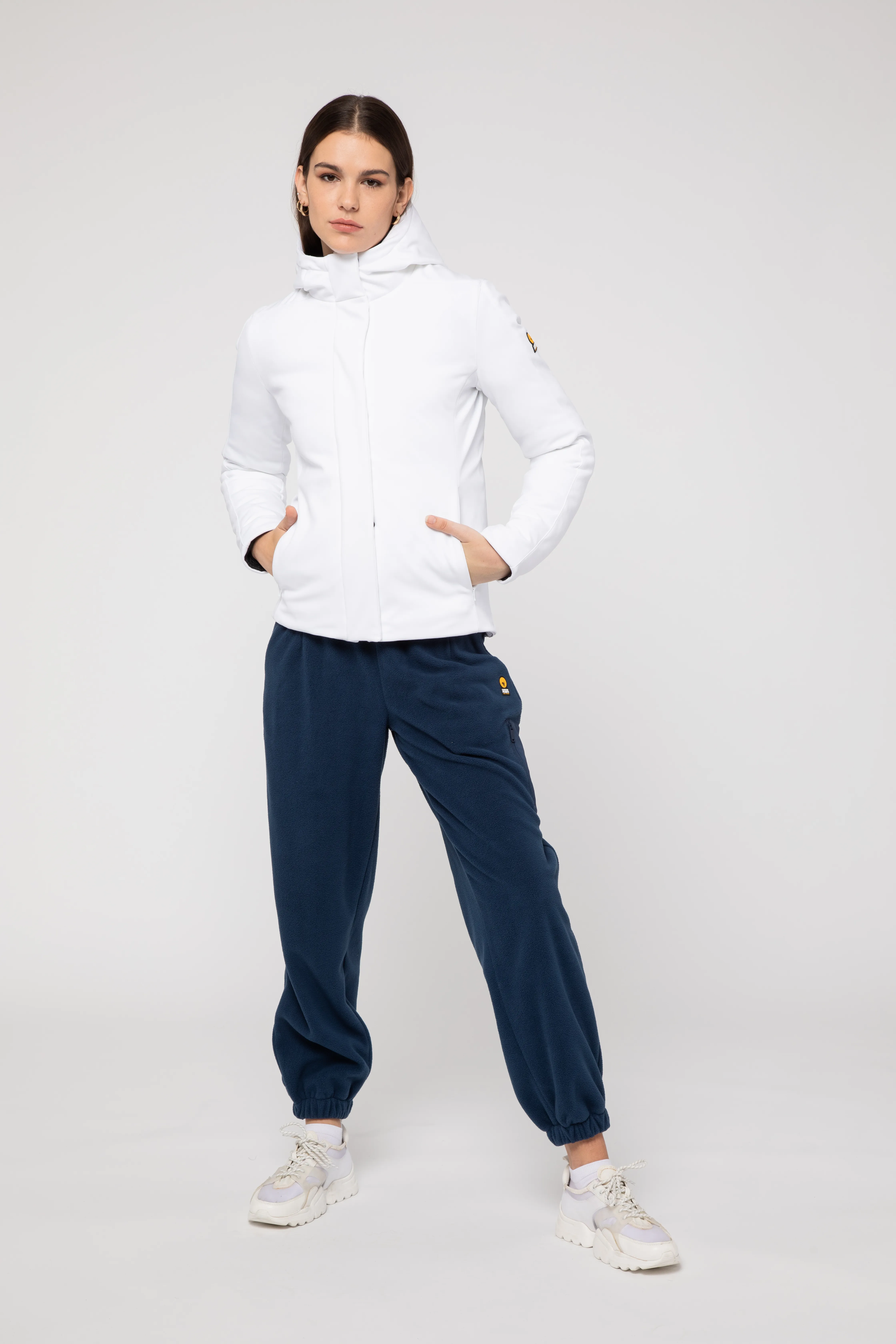 Giacca bianca in softshell