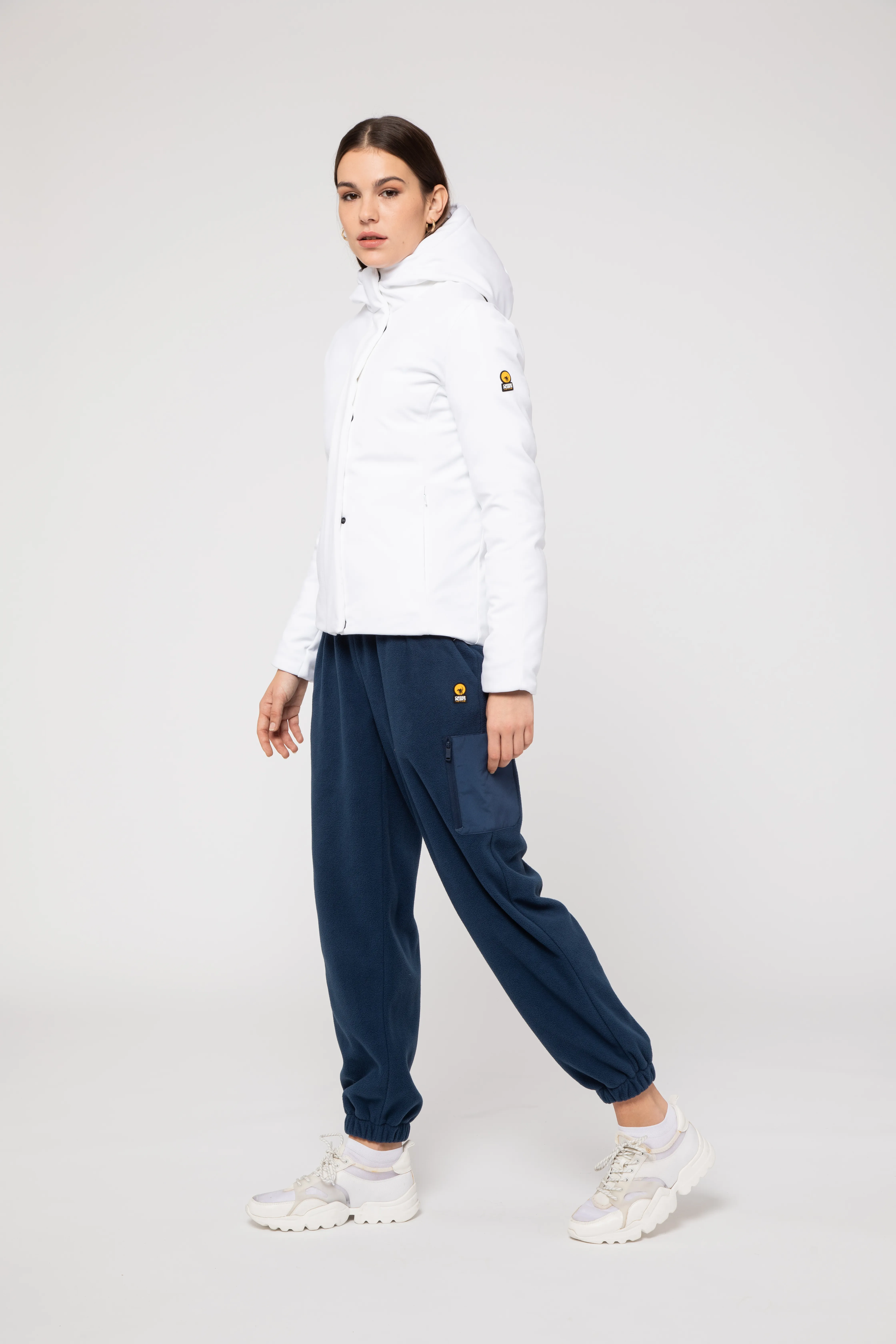 Giacca bianca in softshell