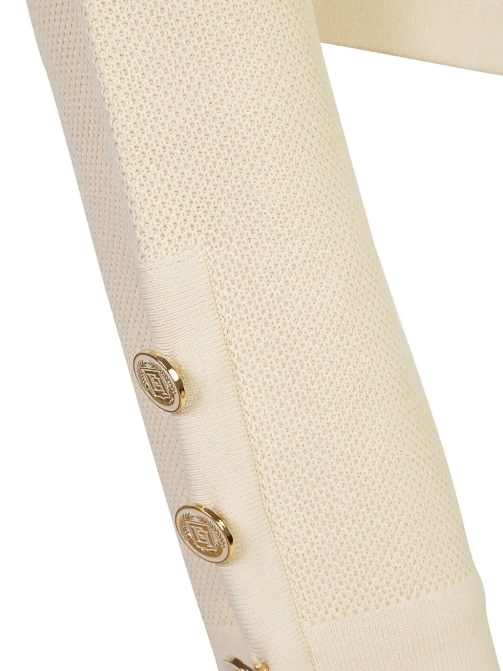 Giacca cropped in viscosa con catena