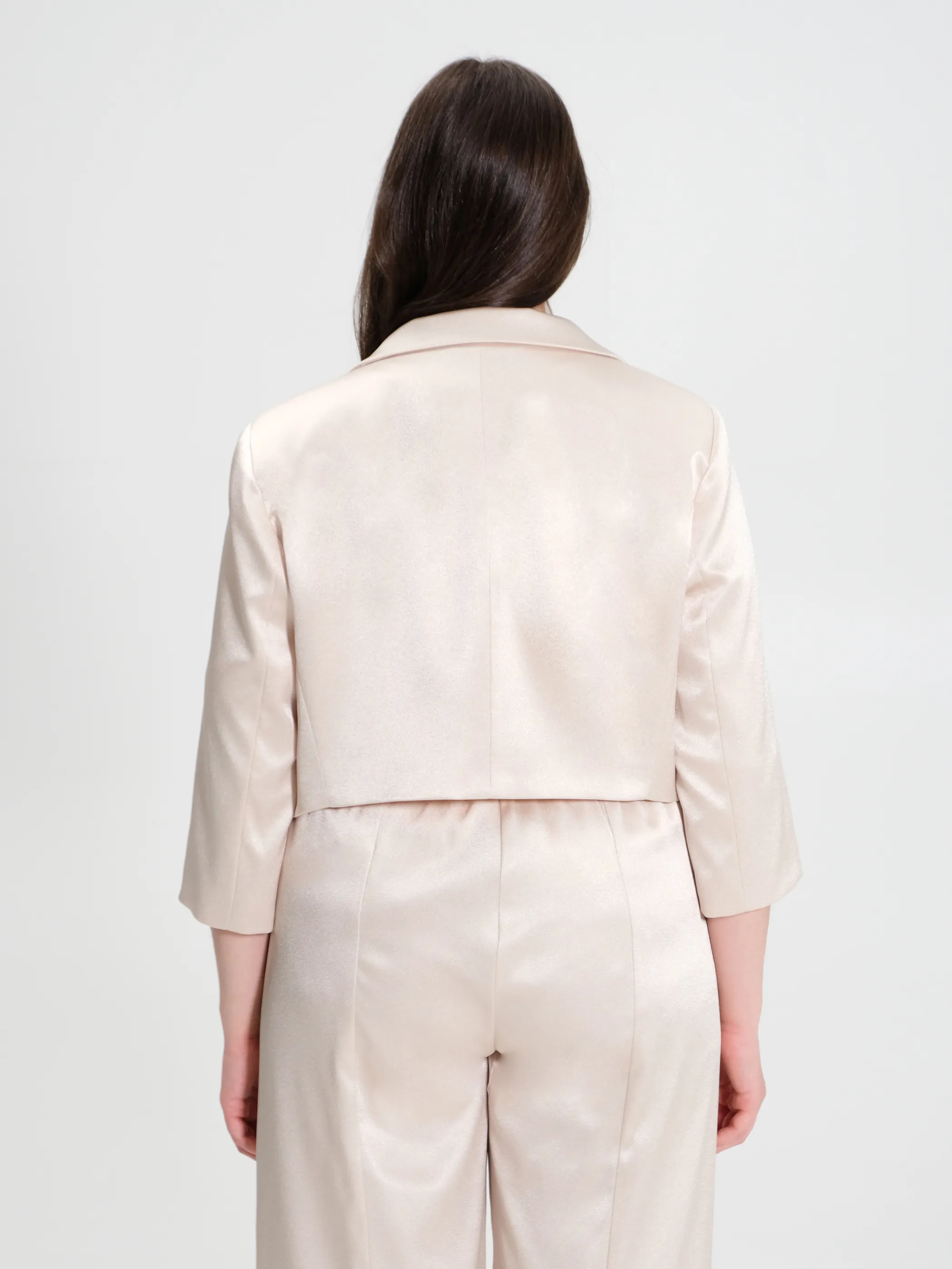      Giacca Curvy in Envers Satin     