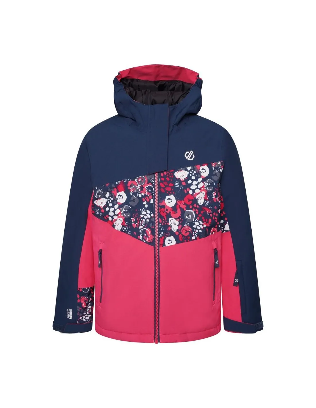 Giacca da sci Jr Humor II Giacca Moonlight Denim / Rosa / Stampa