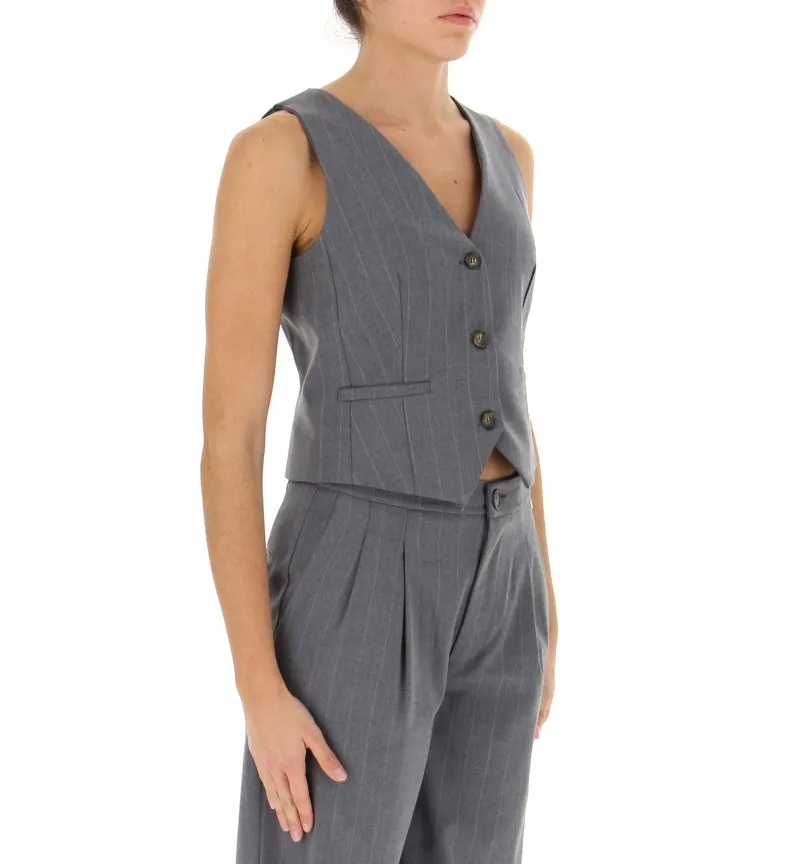 Gilet con bottoni