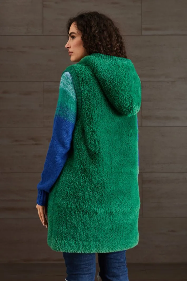 Gilet effetto pelliccia