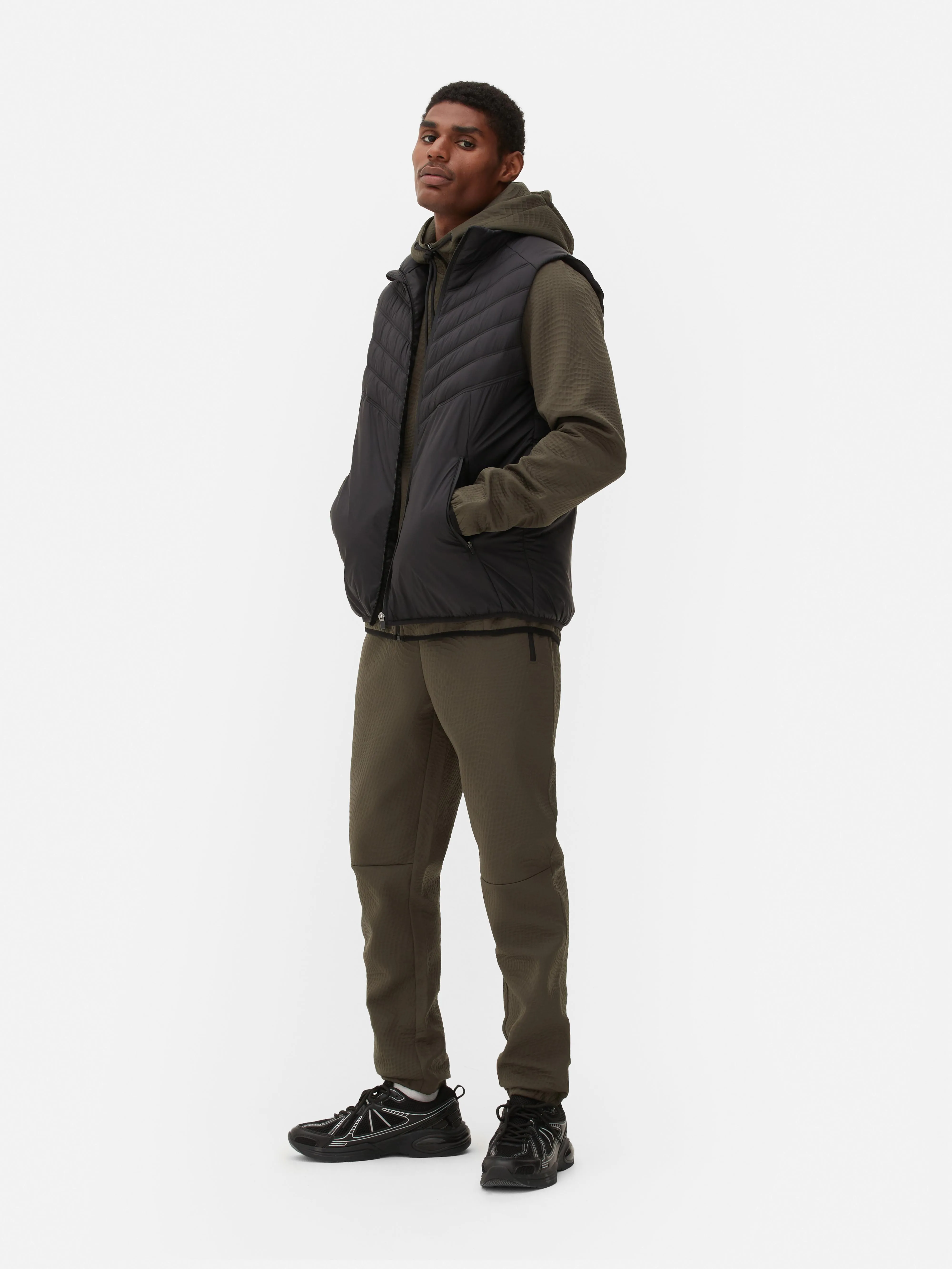 Gilet fitness trapuntato