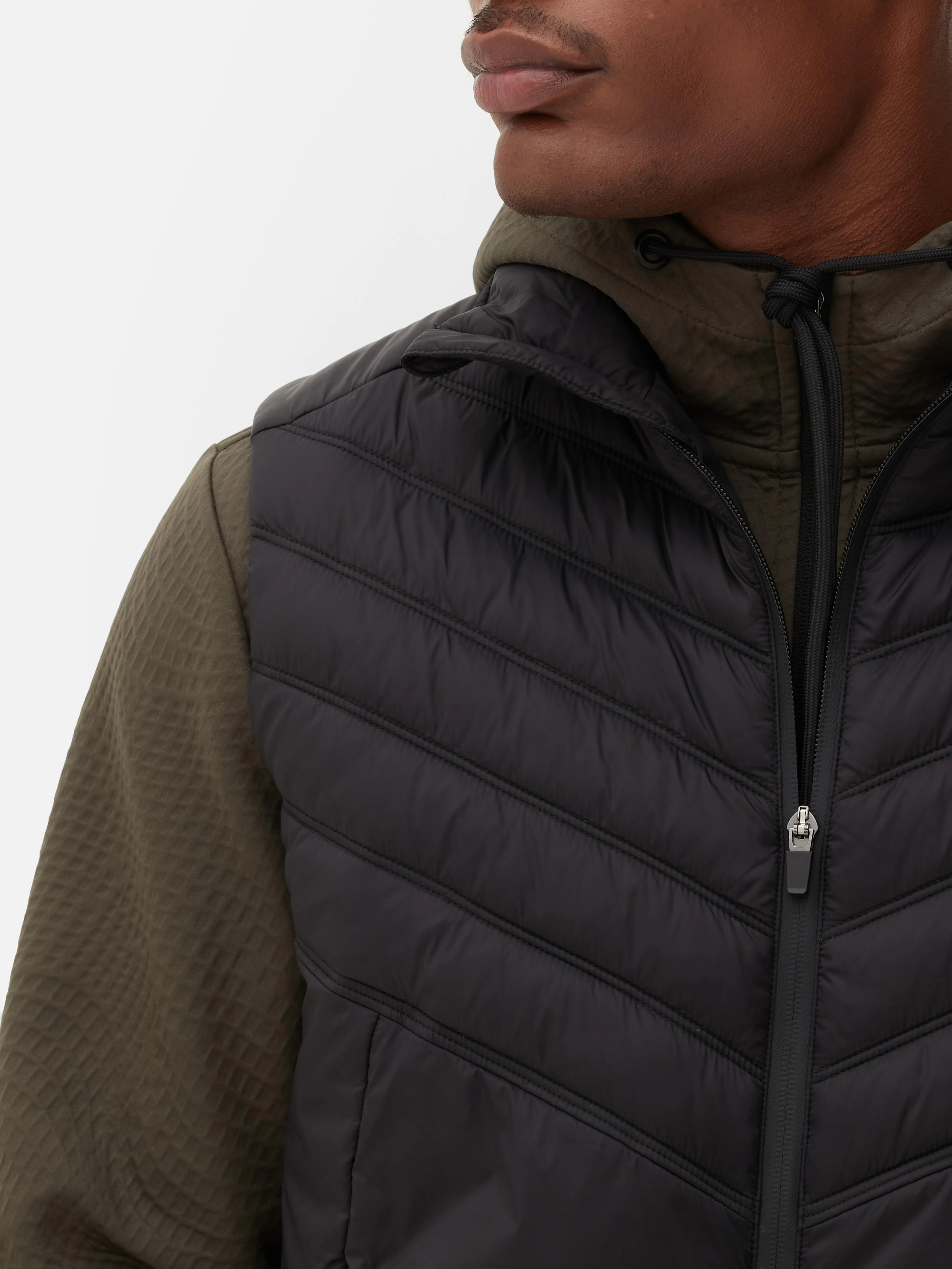 Gilet fitness trapuntato