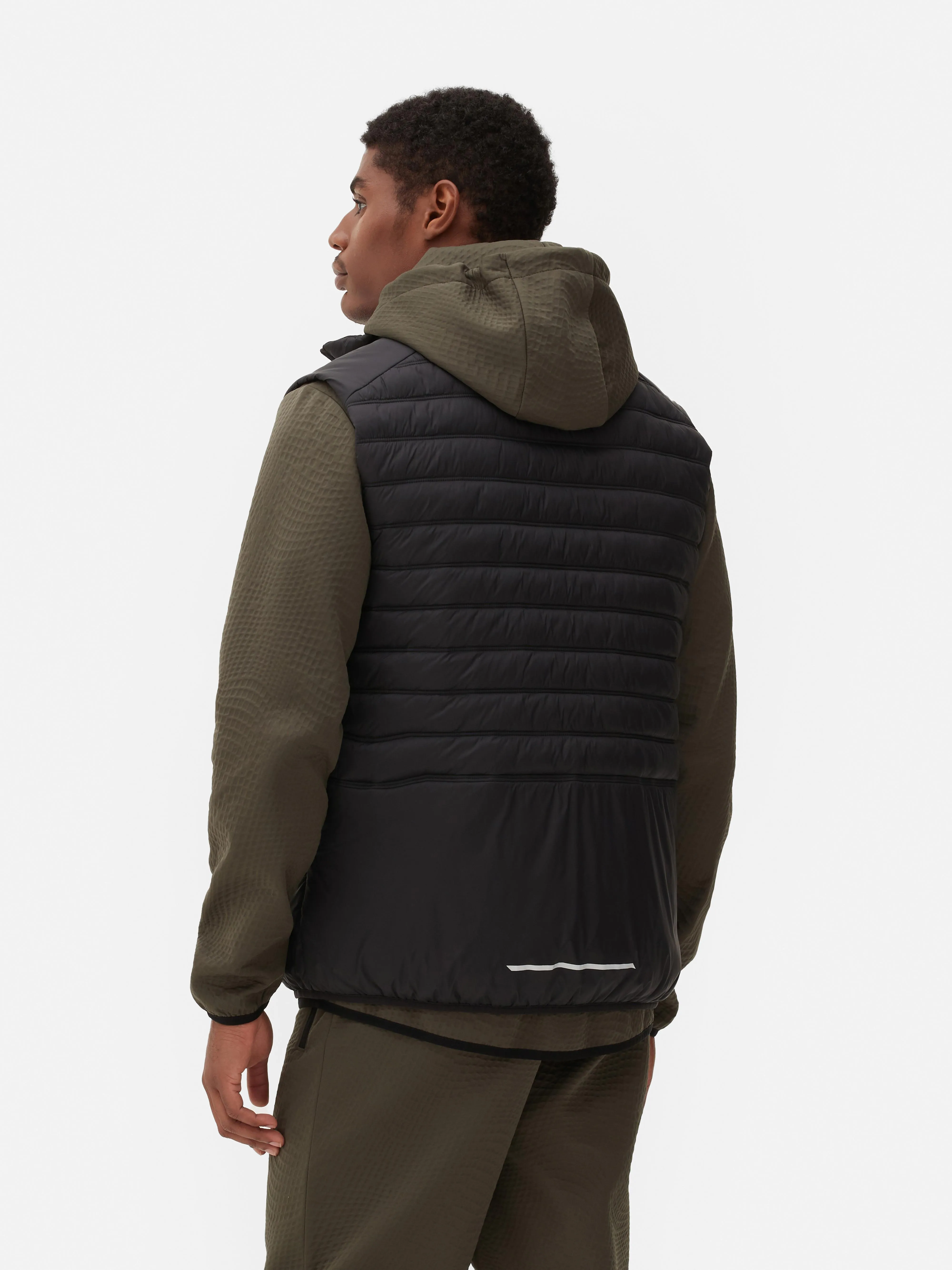Gilet fitness trapuntato