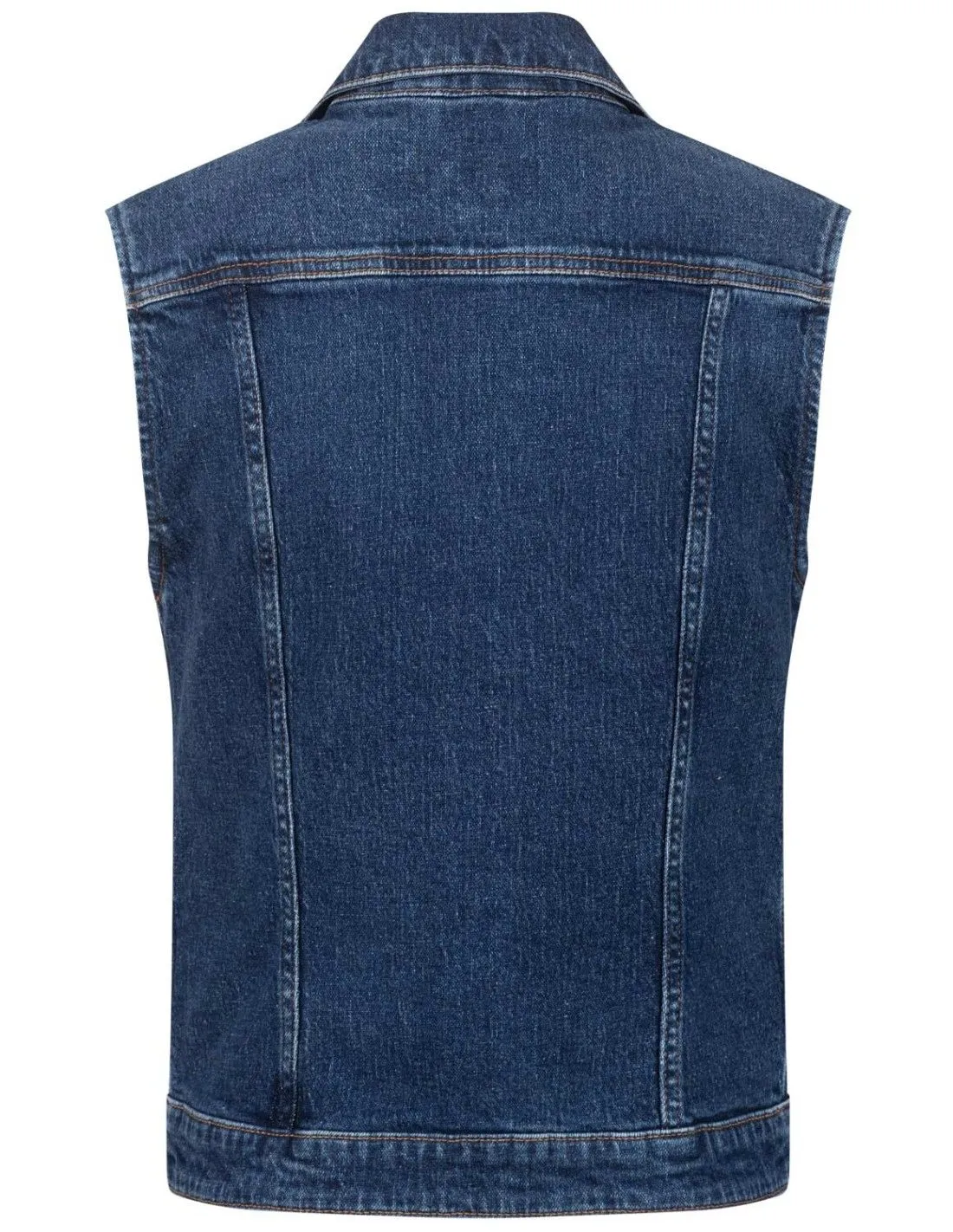 GILET IN DEMIN DI COTONE BIOLOGICO GOTS "SANA"