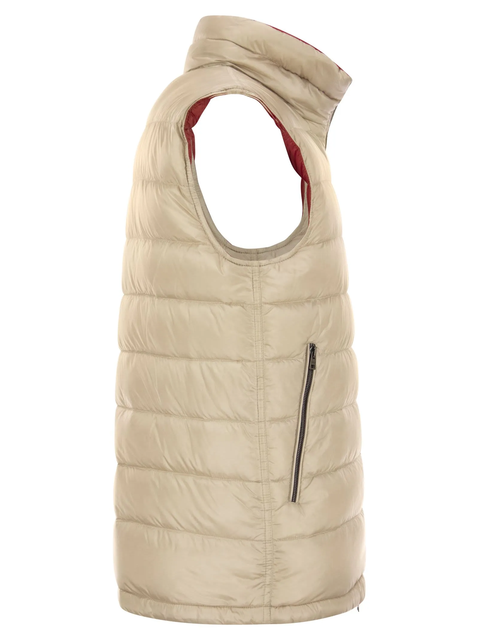 Gilet in piuma reversibile