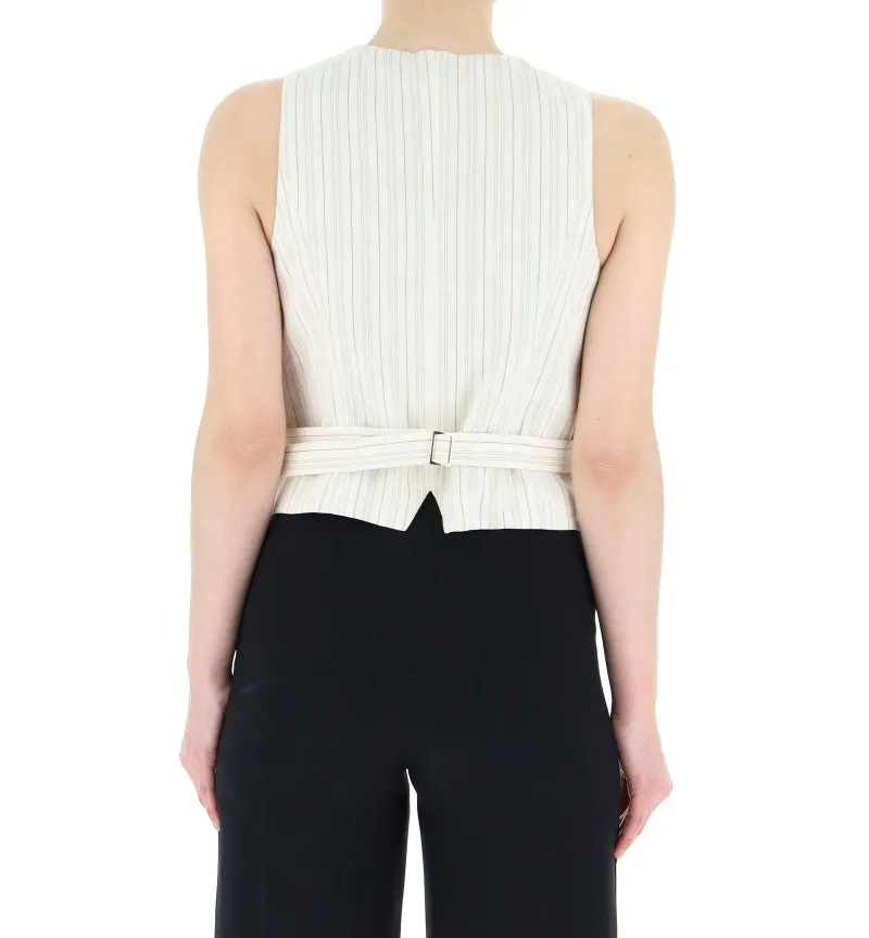 Gilet lino-cotone