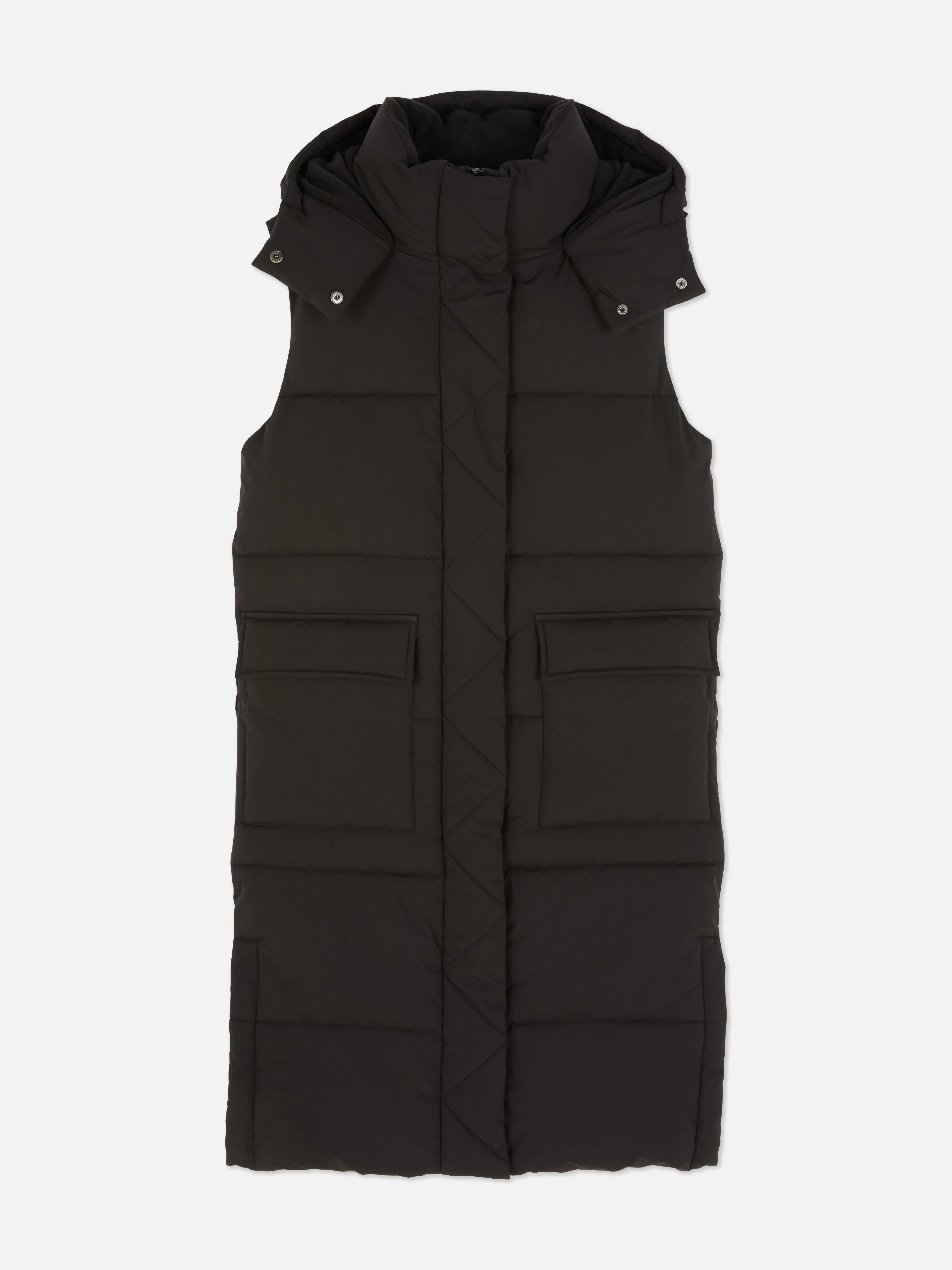 Gilet lungo imbottito