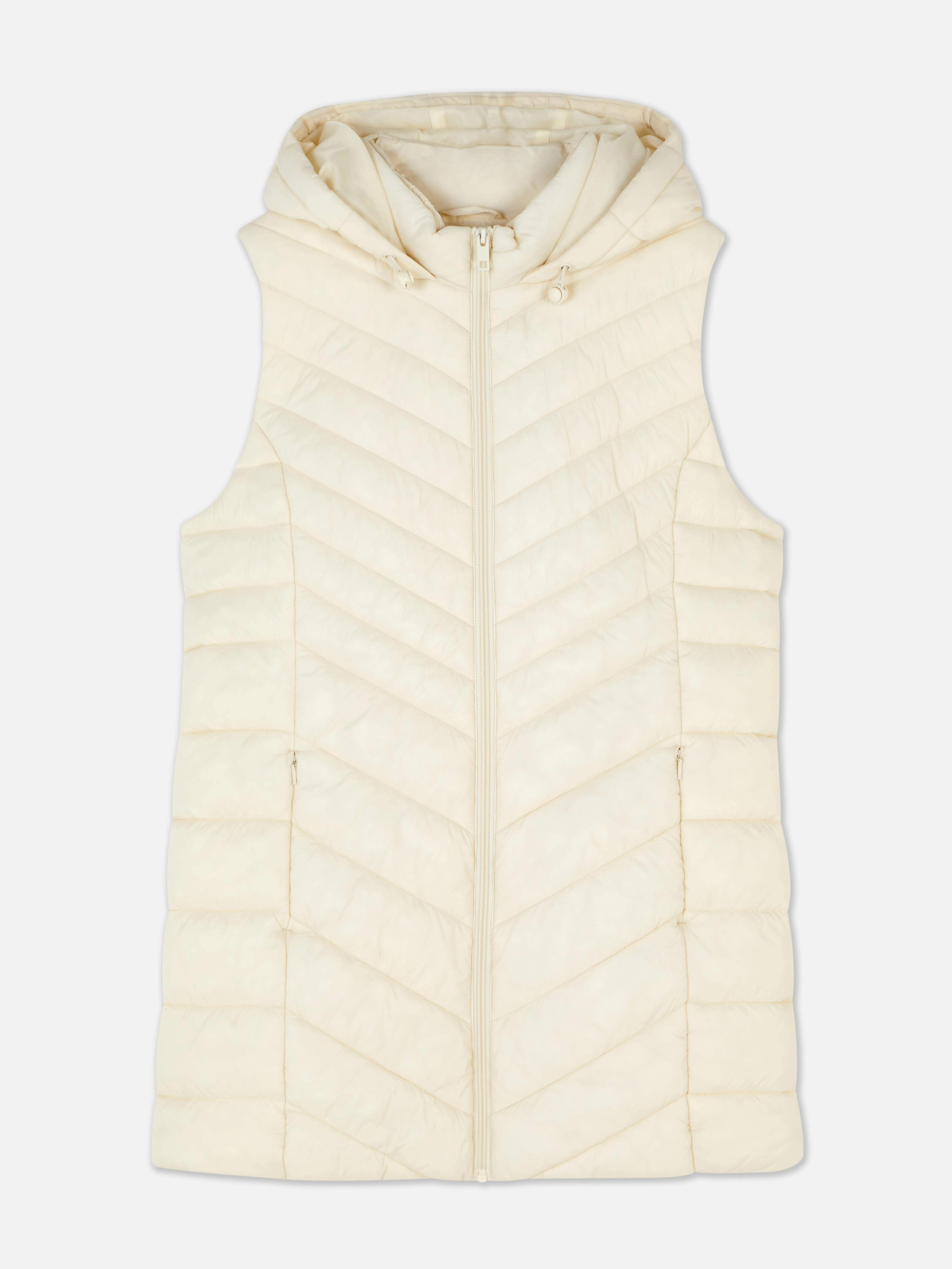 Gilet lungo trapuntato