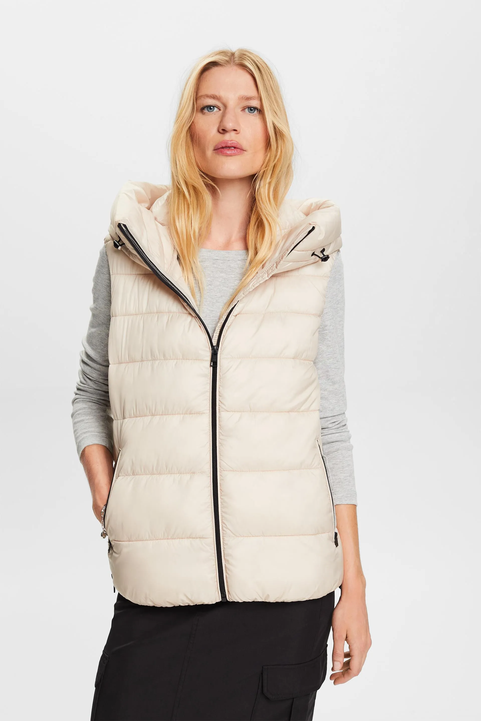 Gilet trapuntato in piumino