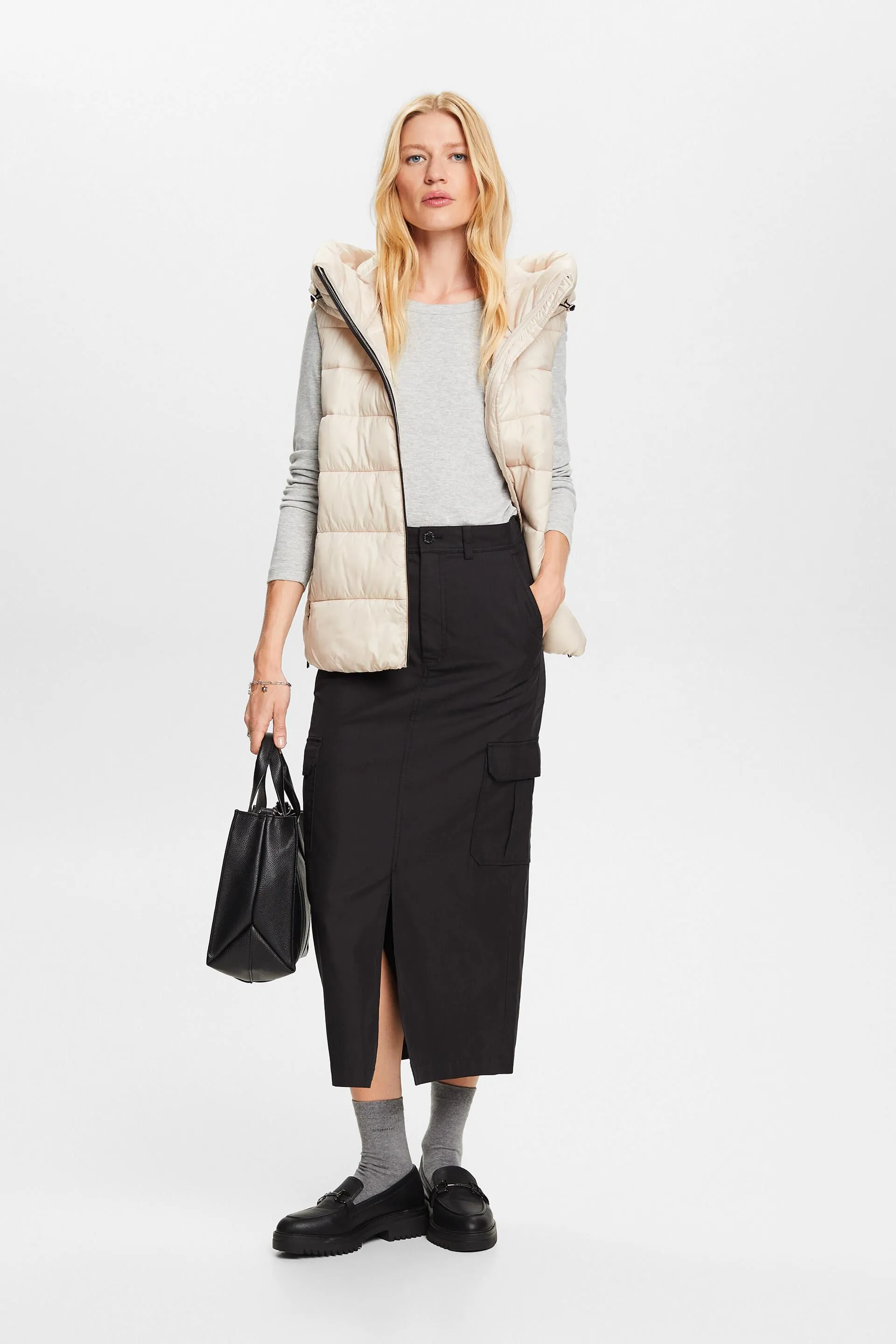 Gilet trapuntato in piumino