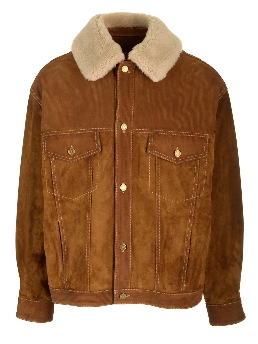   Golden Goose  Giacca in pelle scamosciata