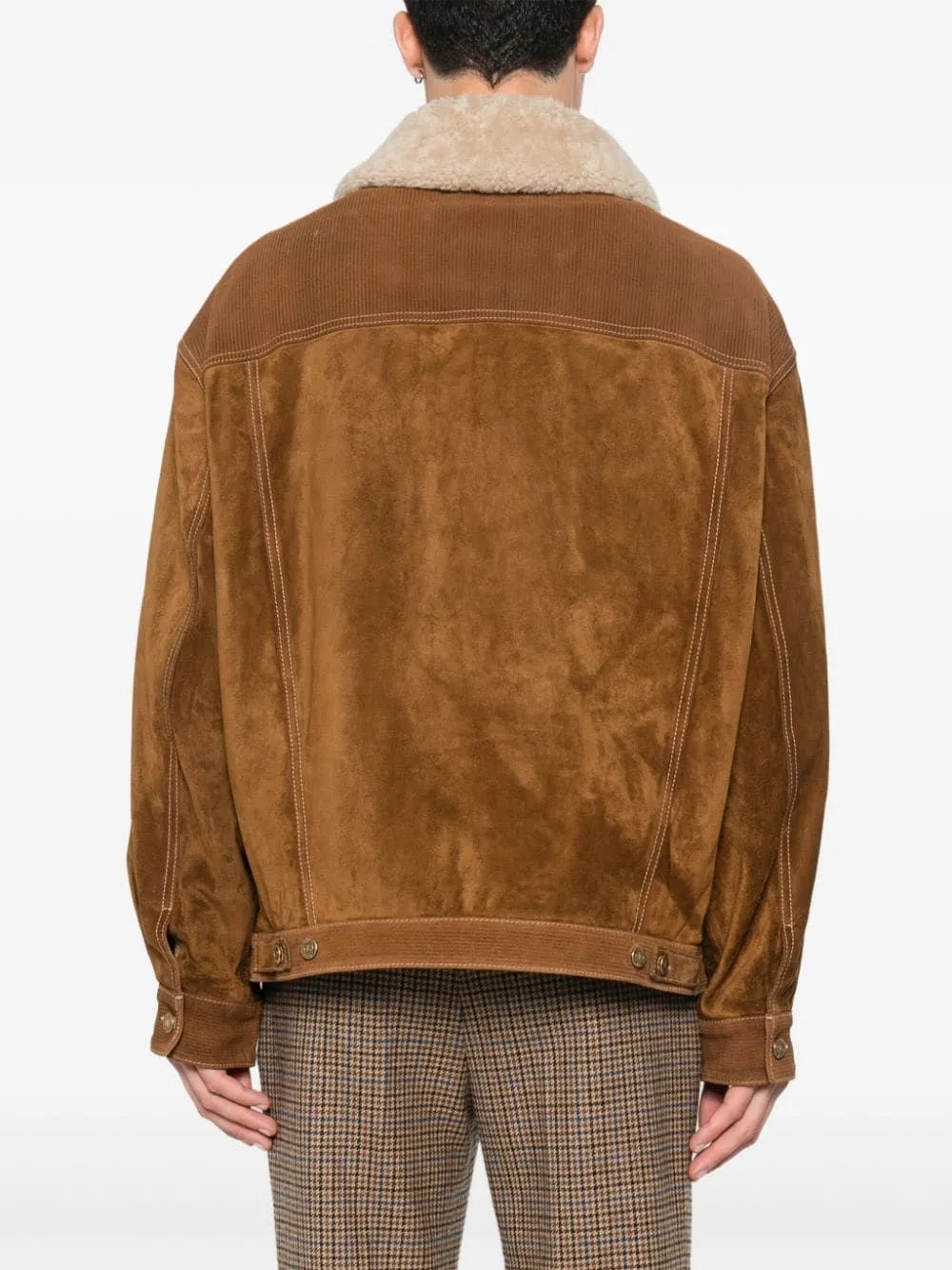   Golden Goose  Giacca in pelle scamosciata