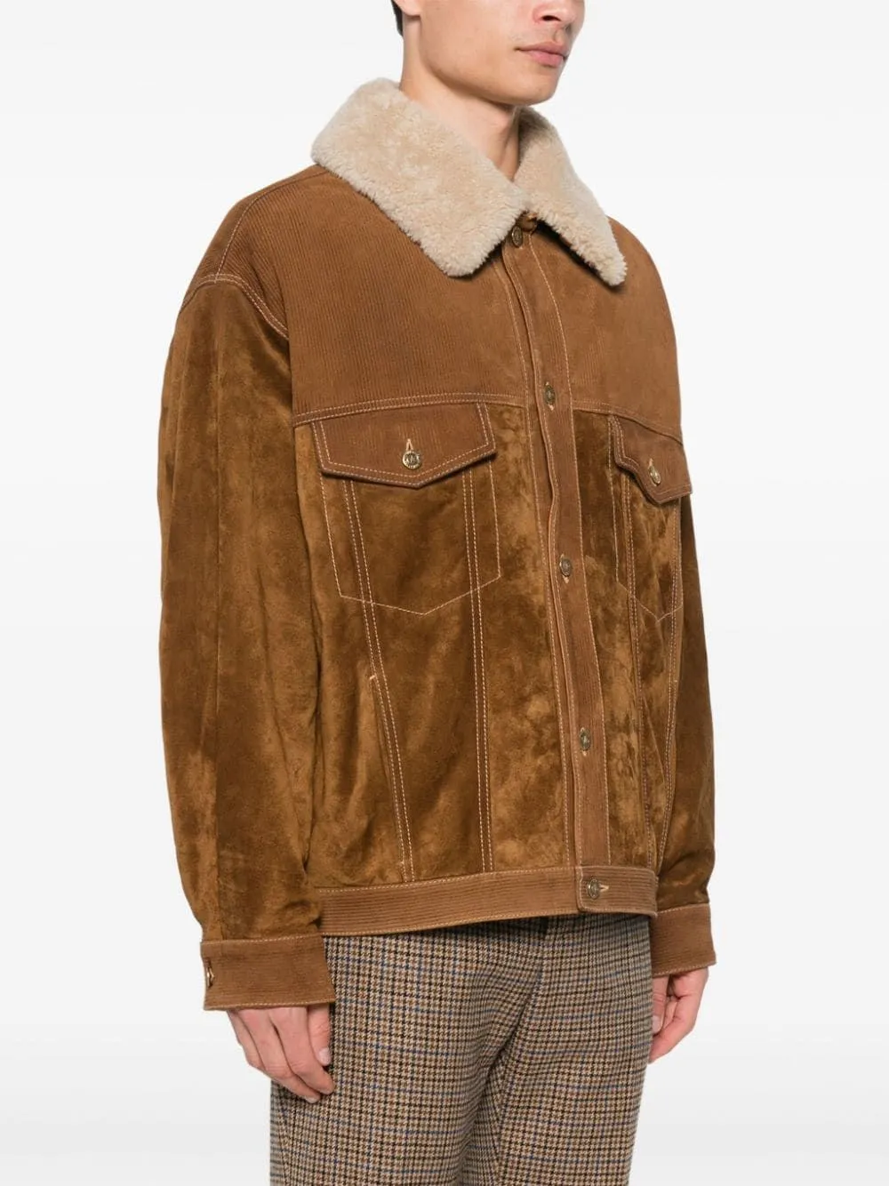   Golden Goose  Giacca in pelle scamosciata