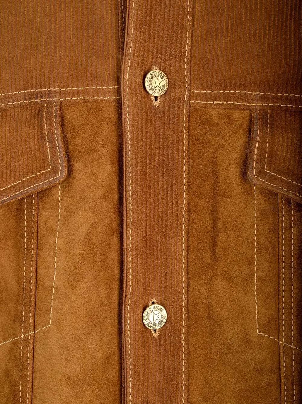   Golden Goose  Giacca in pelle scamosciata
