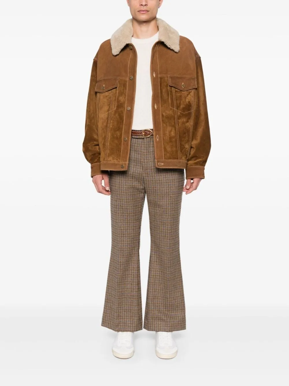   Golden Goose  Giacca in pelle scamosciata