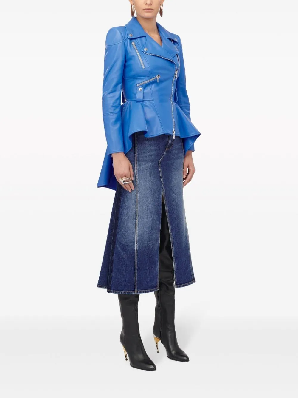 Gonna denim midi
