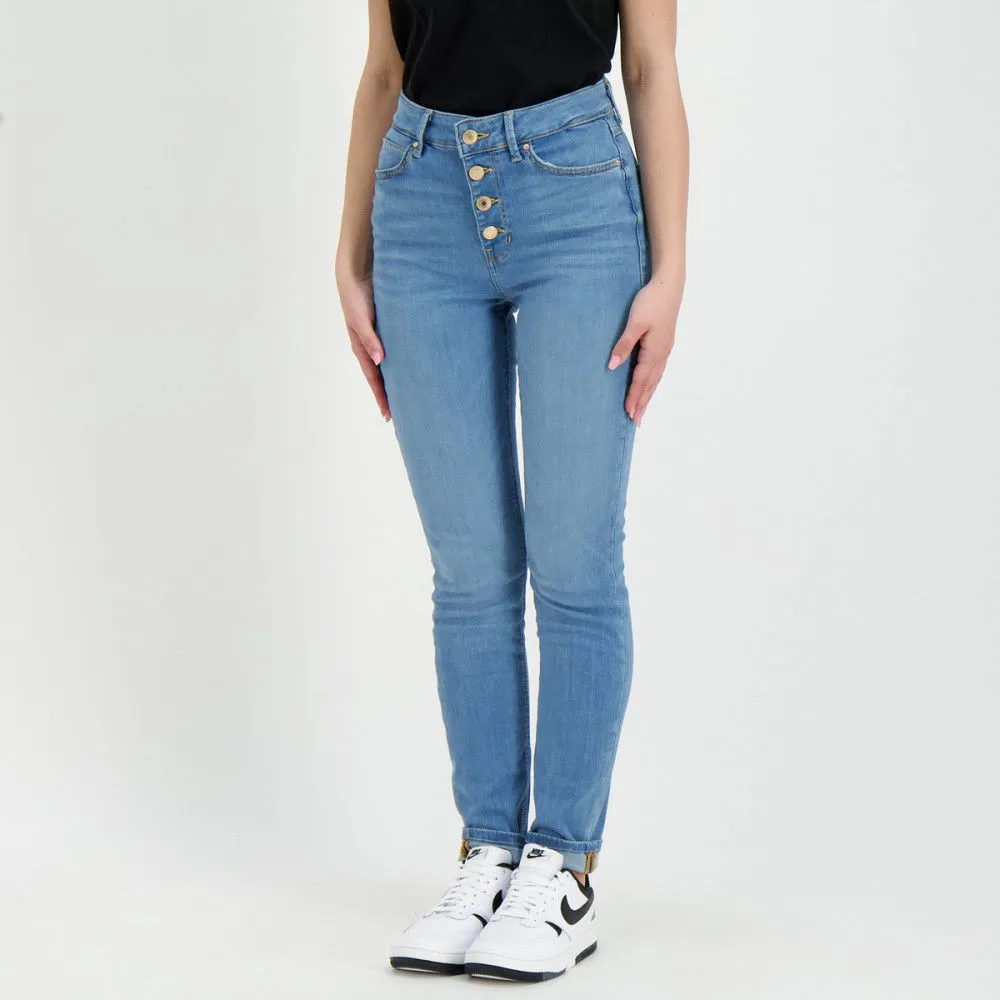 GUESS JEANS 1981 EXPOSED BUTTON DONNA
