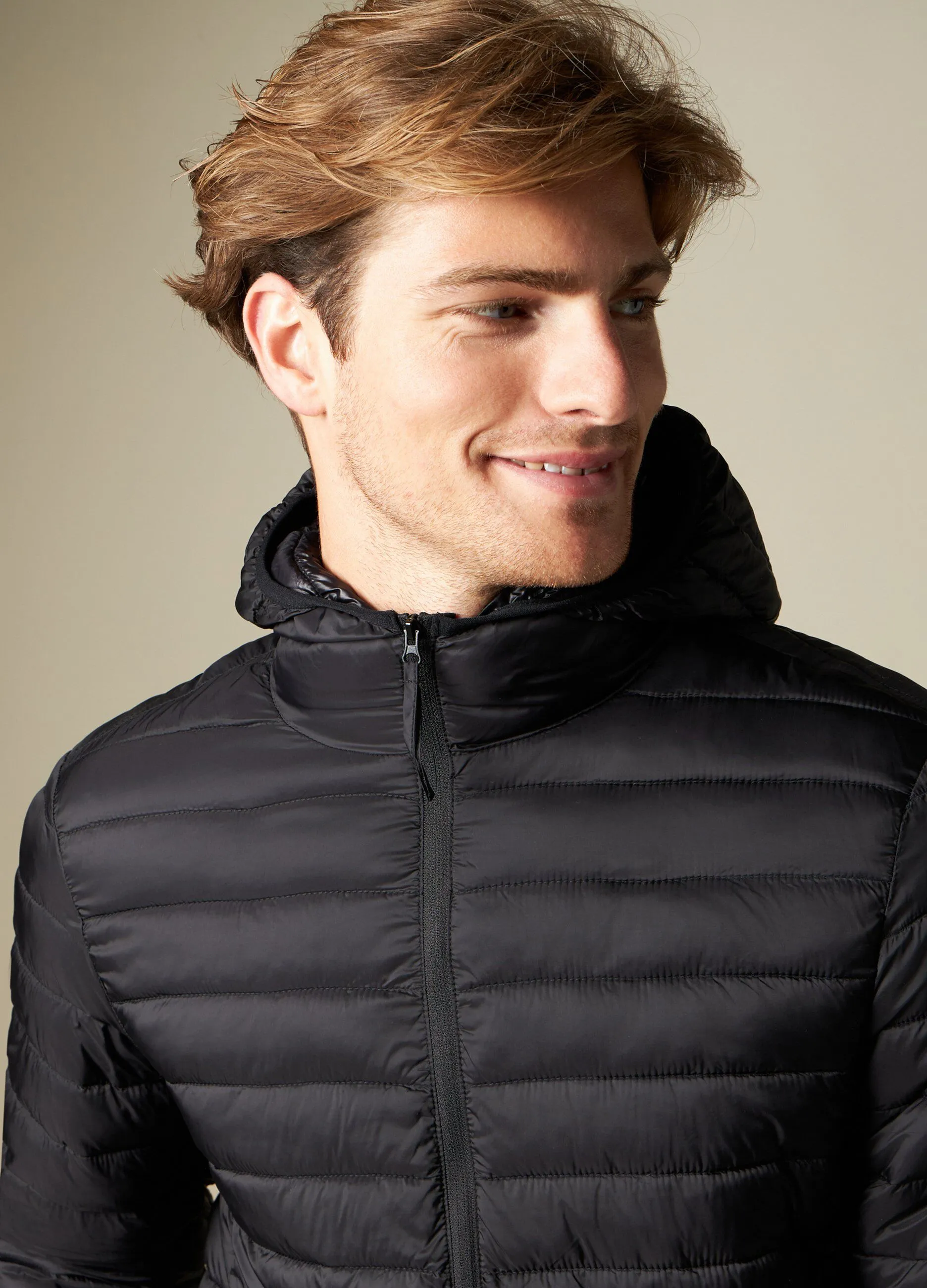 J. HART & BROS  Giubbino imbottito con cappuccio uomo