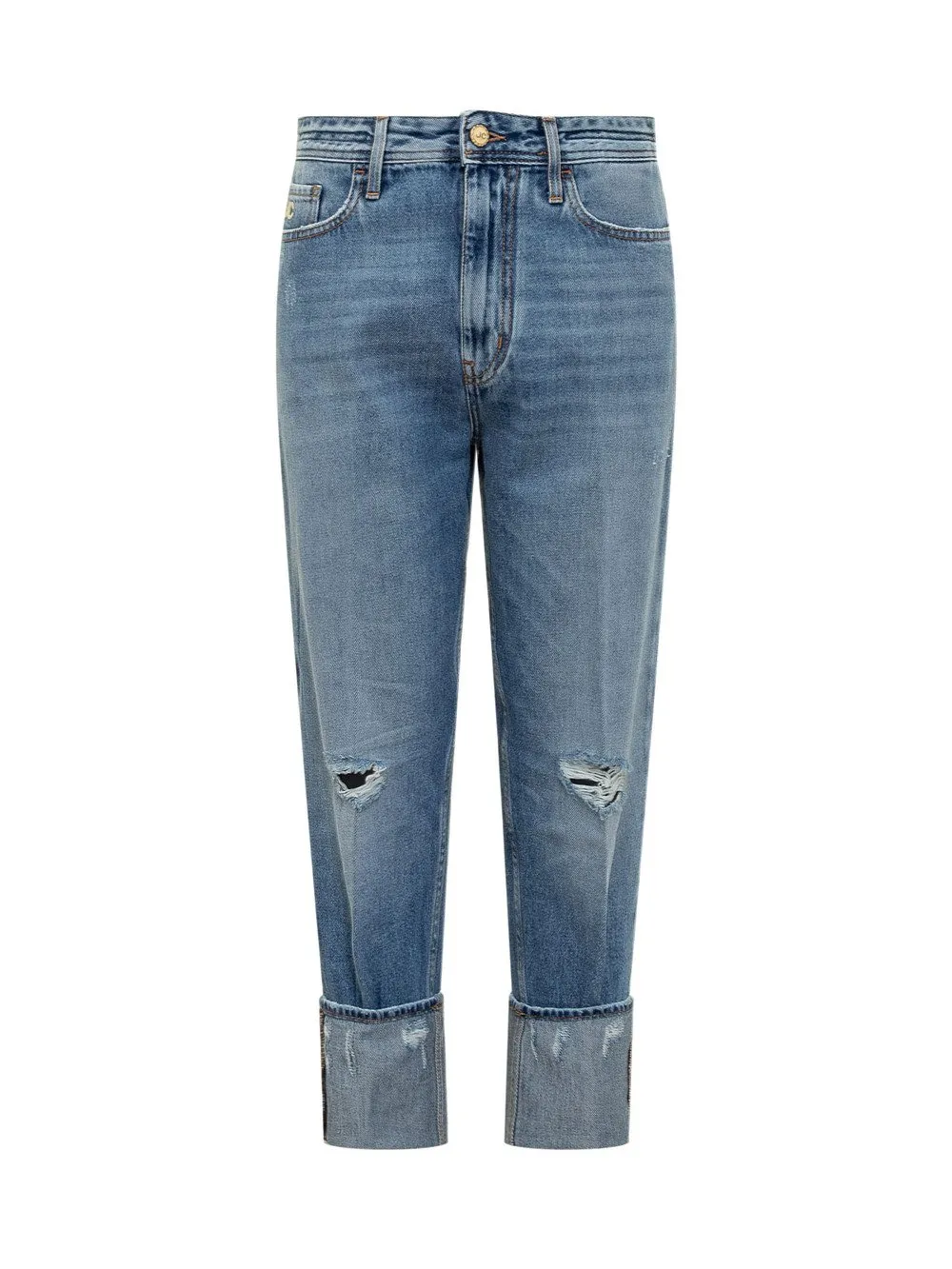 JACOB COHEN Jeans con Risvolto Alto  