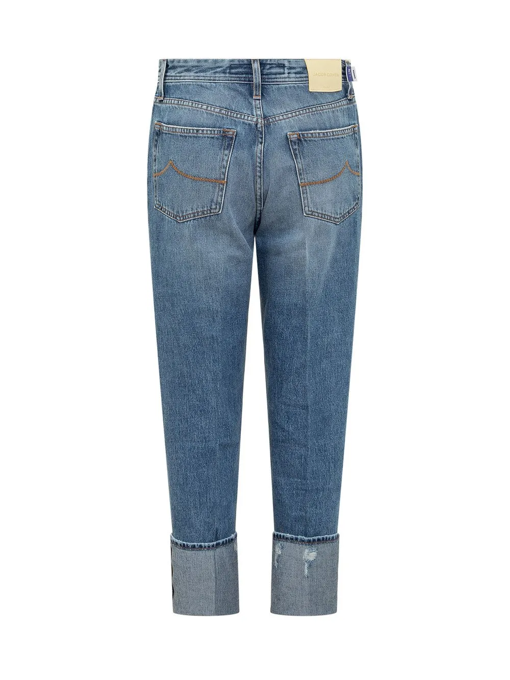 JACOB COHEN Jeans con Risvolto Alto  